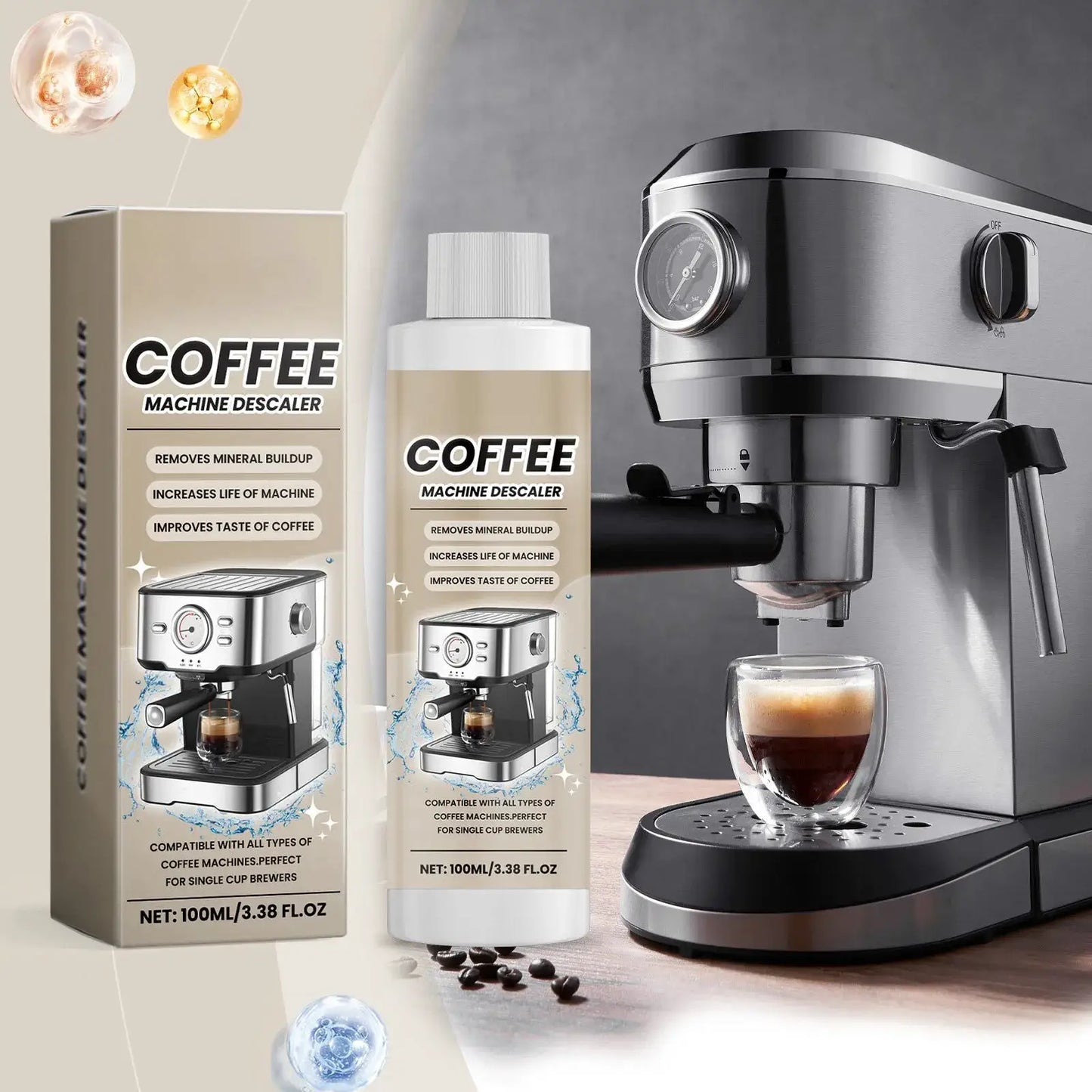 Coffee Machine Descaling Solution Descaling Agent Cleaning Agent Kitchen Supplies Universal from PriceLows™