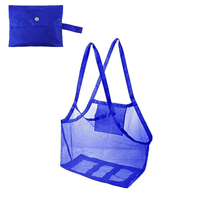 Children Sand Away Protable Mesh Bag Kids Toys Storage Bags Swimming Large Beach eco Bag Women Cosmetic Makeup Bag сумка женска from PriceLows™