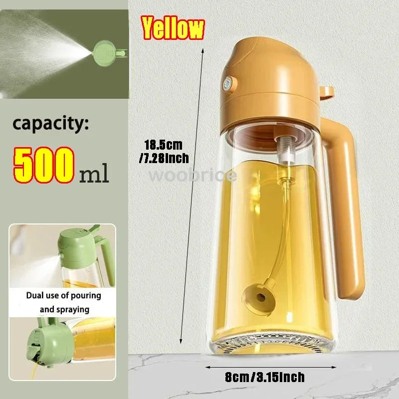 Oil Sprayer | Glass Bottle | Anti Leakage | 2 In 1