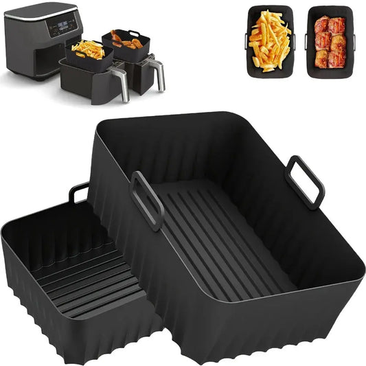 Air Fryer Silicone Basket | Rectangular | Ninja AF400EU Compatible | Mat