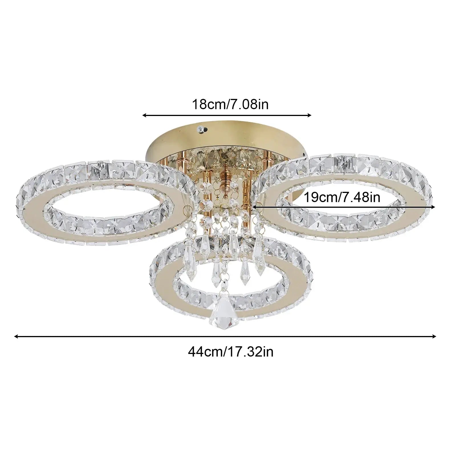 Led Ceiling Light Modern Home Decoration Crystal Chandelier Luxury Living Room BedRoom Dining Gold Ceiling Lamp lighting from PriceLows™