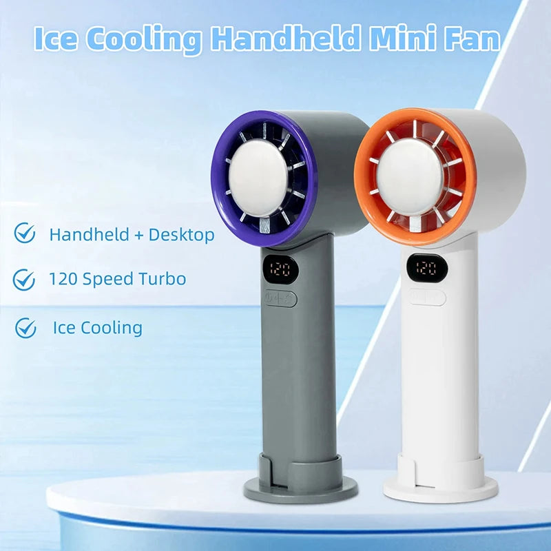 Handheld Fan | Lenovo | USB Rechargeable LED Display | One Size