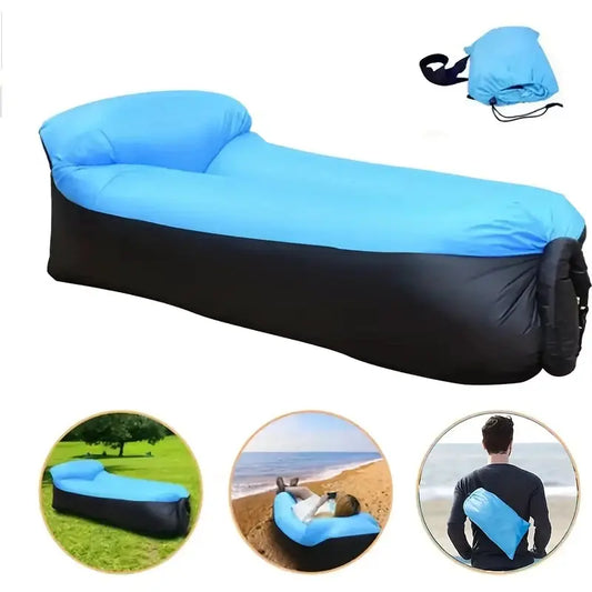 Portable Inflatable Couch Air Sofa Waterproof Anti Air Leaking Design Camping Chair for Beach Picnics Music Festivals Camping from PriceLows™