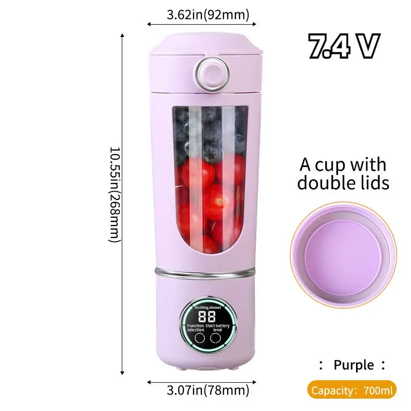 New Portable Juice Maker Blender for Shakes Smoothie 580ML Durable Juicer Steel Blades 2 in 1 Blender Bottle Smoothie Extractor from PriceLows™