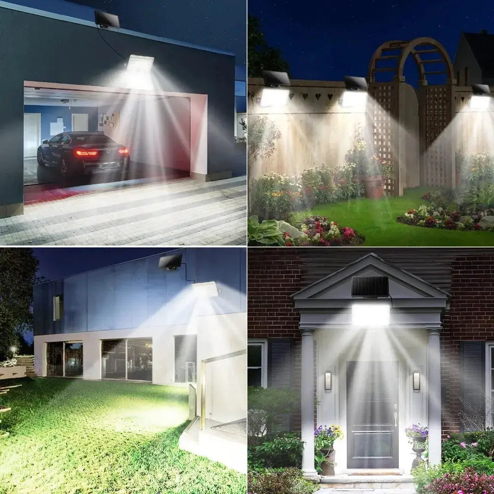SZRSTH IP65 Waterproof Solar Outdoor Light-LED Motion Sensor Light with Remote Control Waterproof Security Flood Light for Porch from PriceLows™
