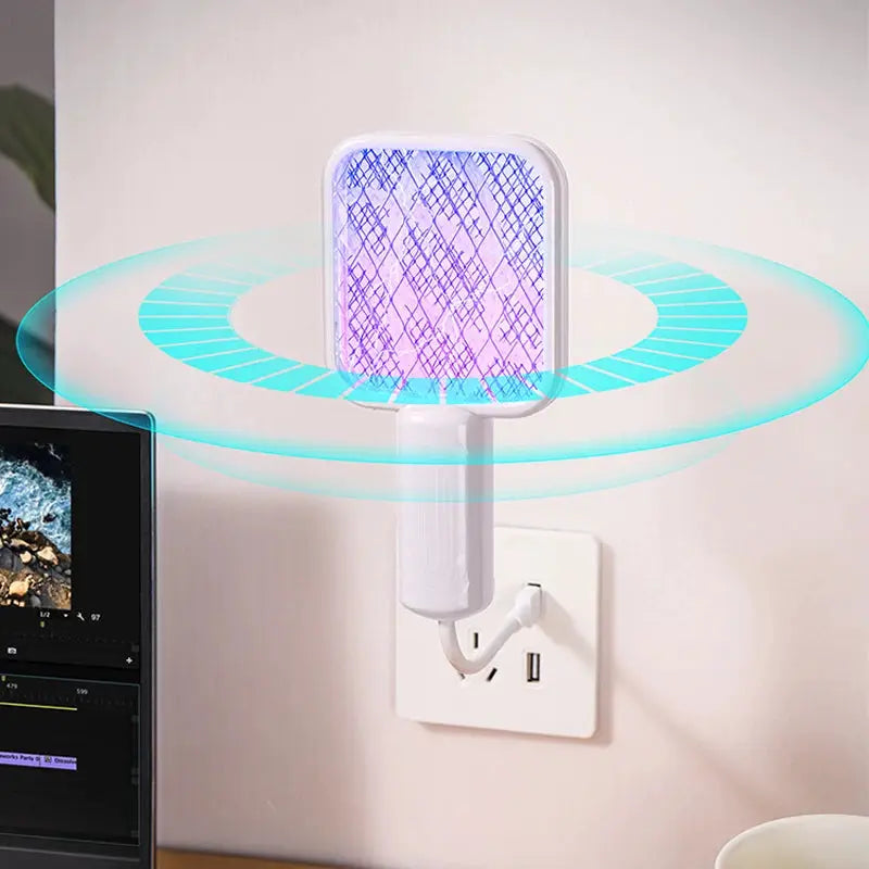 BOLTIFY USB Mosquito Swatter Trap Pest Control Electric Shock Mini Mosquito Killer Lamp Portable UV Light Fly Bug Zapper Summer from PriceLows™