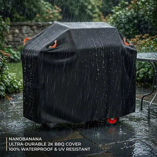 Bbq Grill Cover | 210D Fabric | Waterproof Dustproof Windproof | Universal Fit