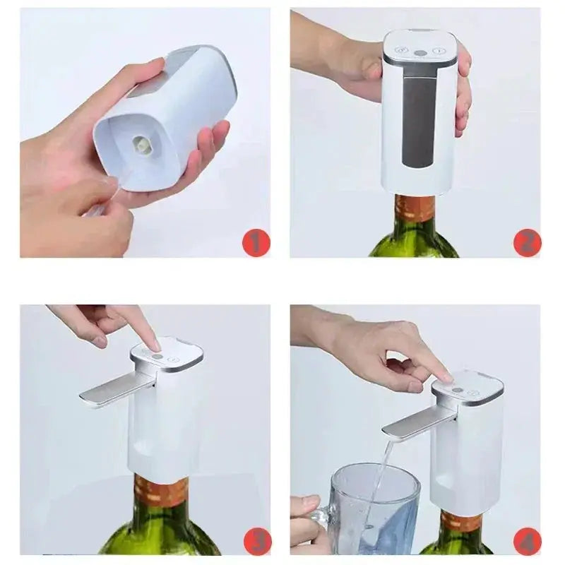 Smart Alcohol Dispenser Electric Wine Separator Quick Aerating Awakening Wine Decanter Dispenser Pump Bar Wine Pourer for Party from PriceLows™