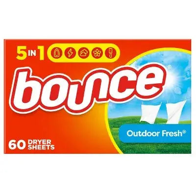 Fabric Softener Dryer Sheets | Outdoor Fresh | Bleach Free | 60 Sheet Pack