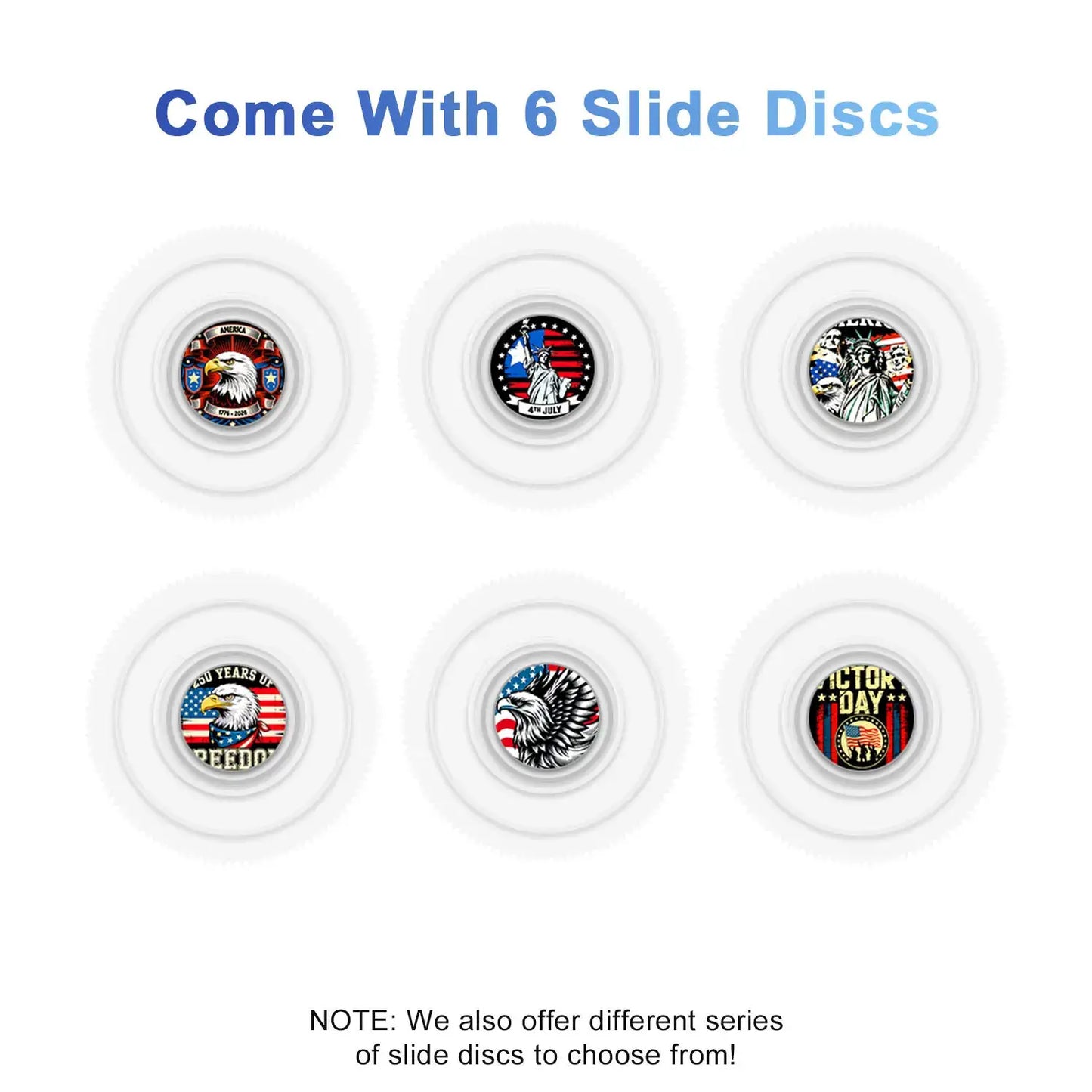 Galaxy Projector | 360 Degree Rotation | Timed and Adjustable | Patriotic Discs
