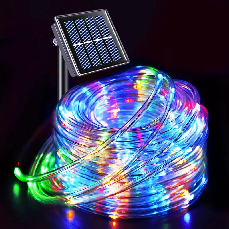 39FT 100LED Solar Rope Lights, Solar Powered Fairy Lights with 8 Lighting Modes for Party Garden Yard Home Holiday Tree Decorati from PriceLows™