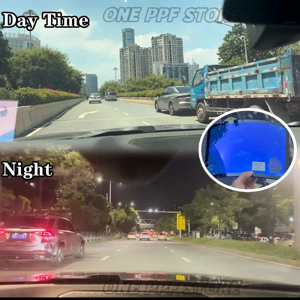 Width50/76/100cm 60% Blue Chameleon Film Car Window Color Chanage Tint Glass Sticker Solar Decorative Protective Foils from PriceLows™