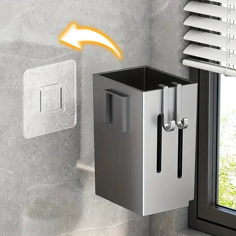 Wall-mounted Punch-free Chopstick Holder Kitchen Sink Tableware Drain Rack from PriceLows™