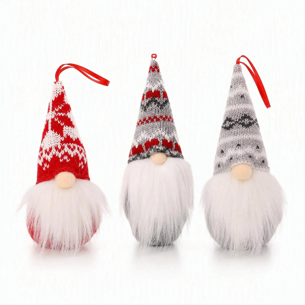 Christmas Gnome Dolls | Holiday Set | Tree Ornament | Festive Decor