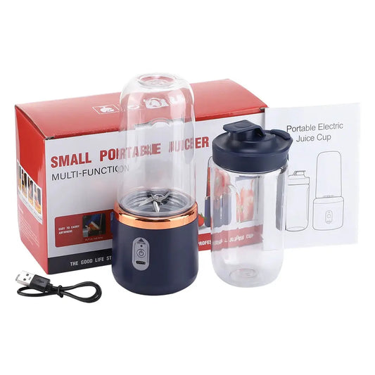 6 Blades Electric Juicer Cup with 2 Cups For Travel Portable Juicer Mixer Usb Charge Fresh Fruit Juice Personal Blender Smoothie from PriceLows™