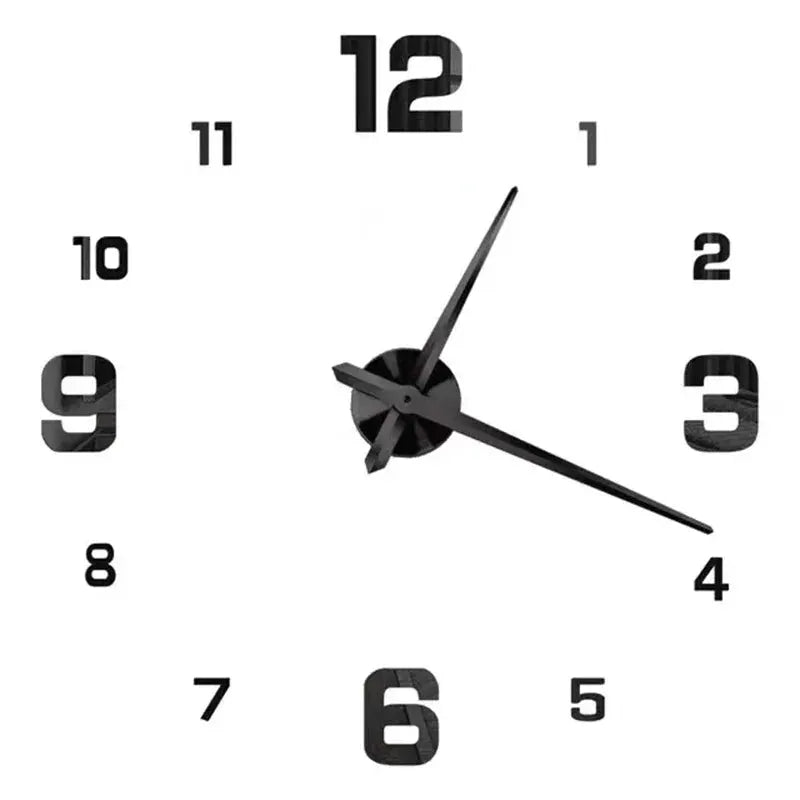 Large 3D Wall Clock Luminous Classic Wall Clocks DIY Digital Clock Wall Watches Stickers Silent Clock for Home Living Room Table from PriceLows™