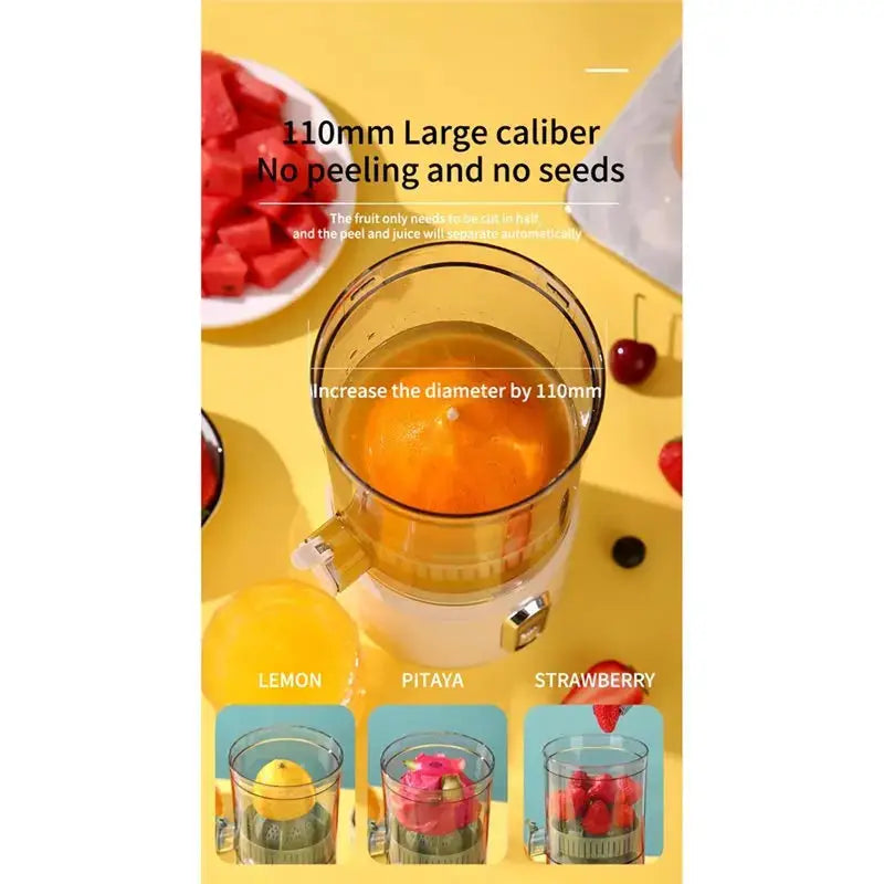 A66T-USB Rechargeable Electric Orange Juicer Portable Citrus Fruit Juice Extractor 600Ml Smoothie Blender For Camping Home from PriceLows™