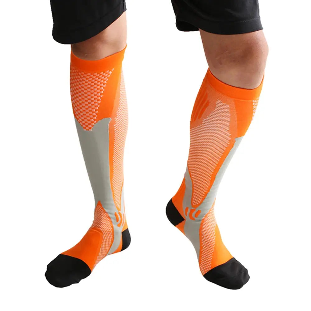 Compression Socks | Crew Height | Unisex Athletic | Graduated Support