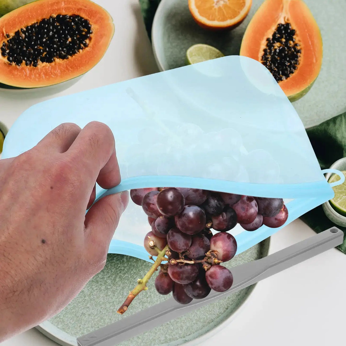 Silicone Food Storage Bag | Leakproof | Airtight Seal