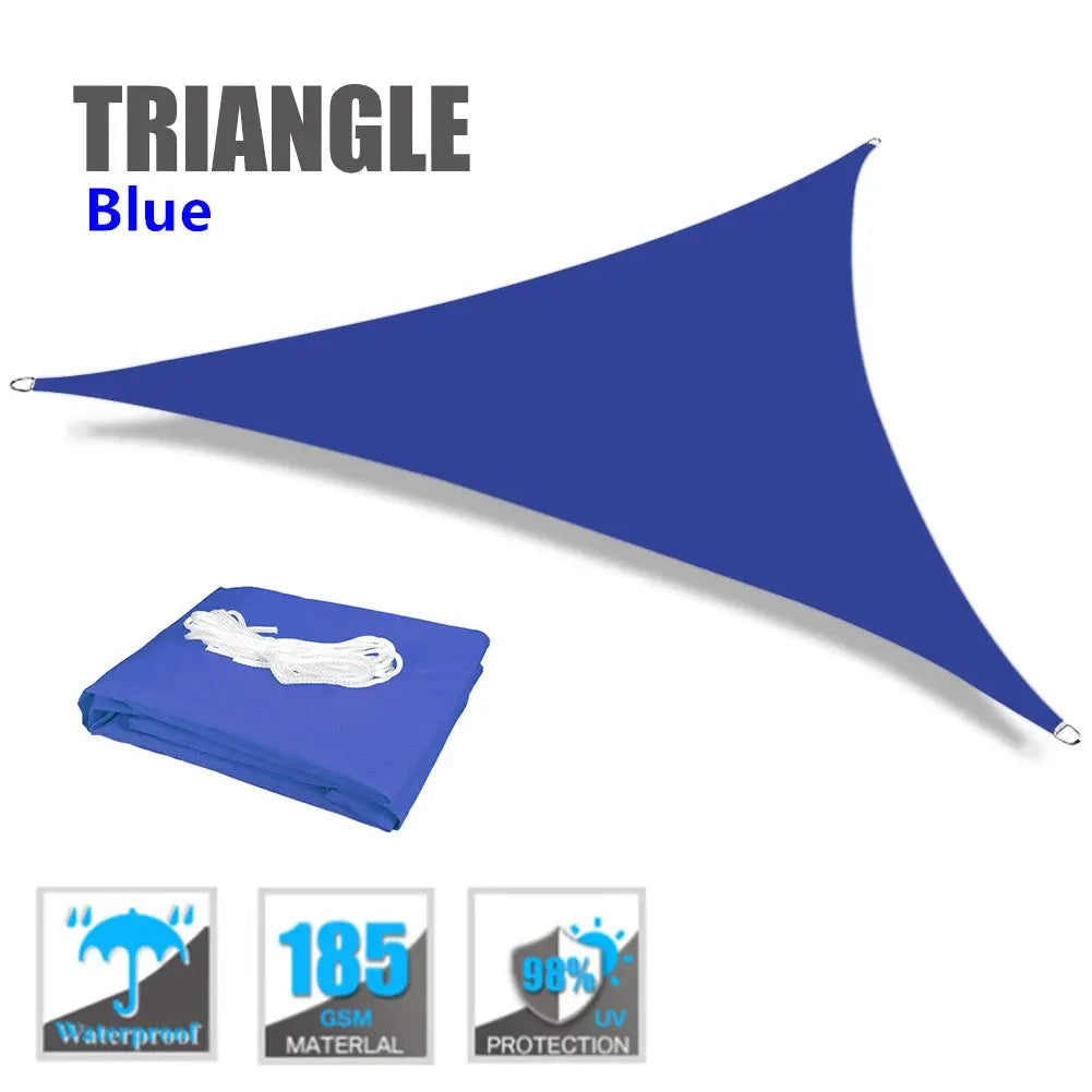 Triangle Shade Sail | Waterproof Oxford | UV Block | 3 Angles
