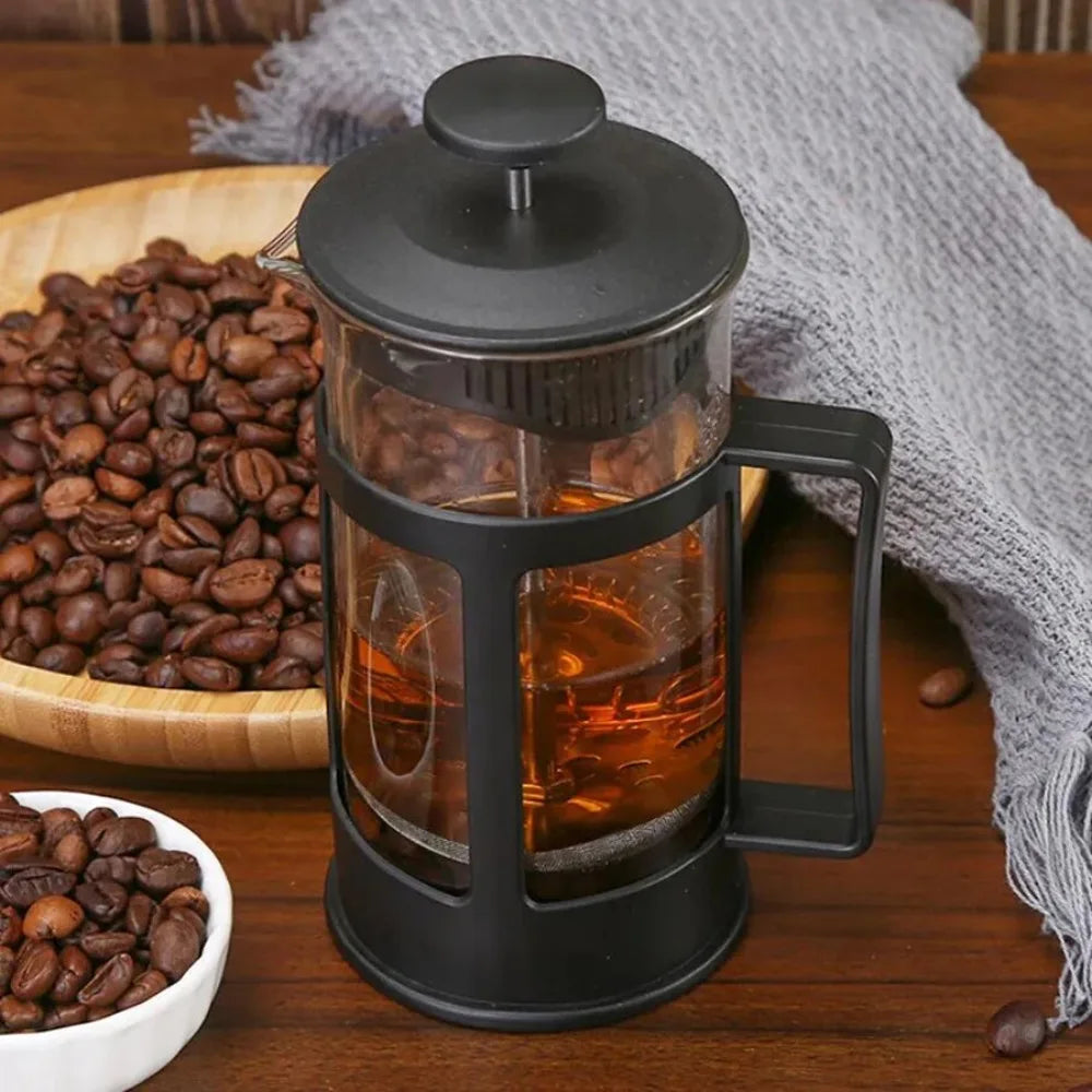 French Press Coffee Maker with Filter Multifunctional Coffee Brewer Heat Resistant Pour Over Coffee Tea Pot for Travel Camping from PriceLows™