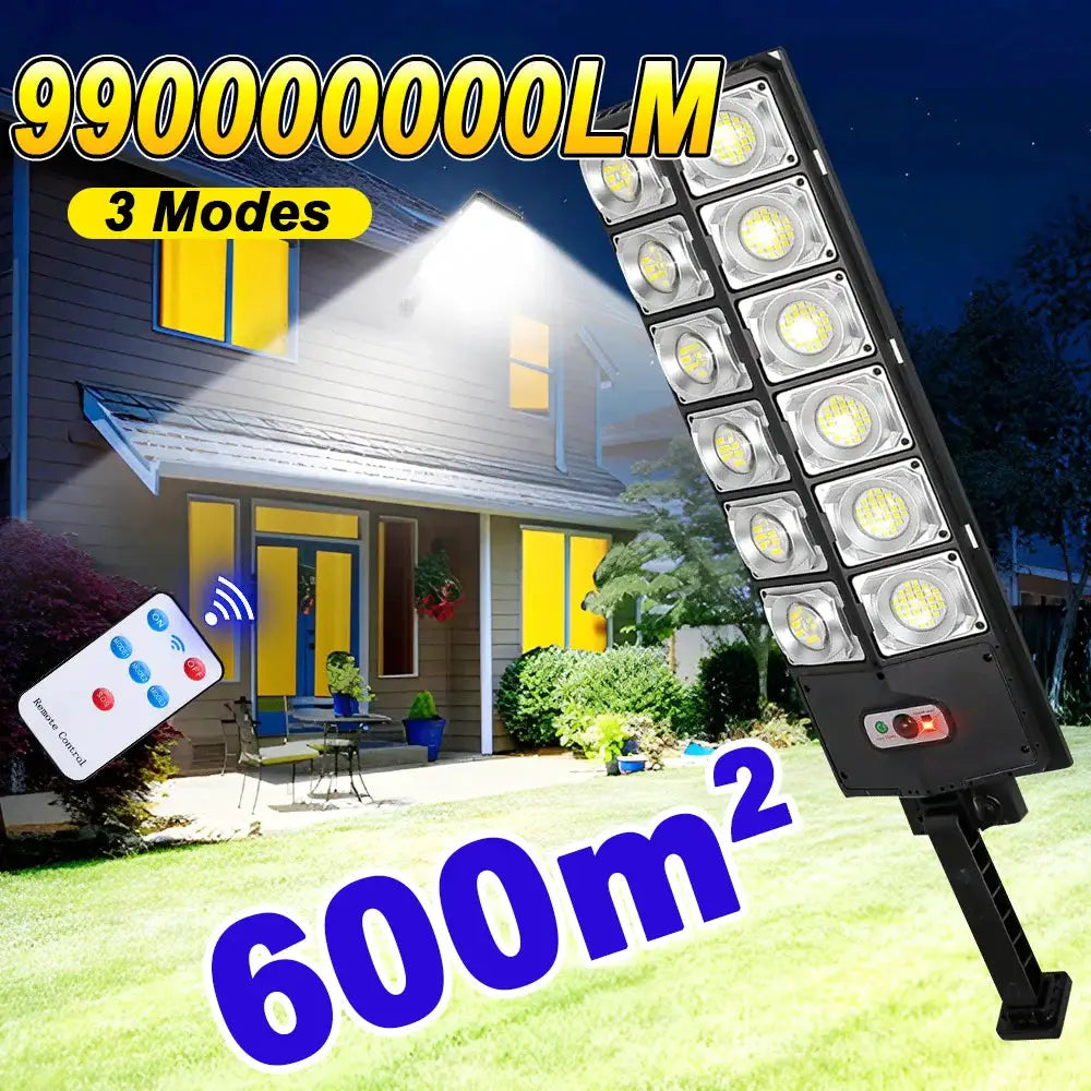 990000000LM Solar Lights 720 LED Ultra Bright External Solar Lamp 3 Modes Motion Sensor Solar Street Lamp Yard Garden Lantern from PriceLows™