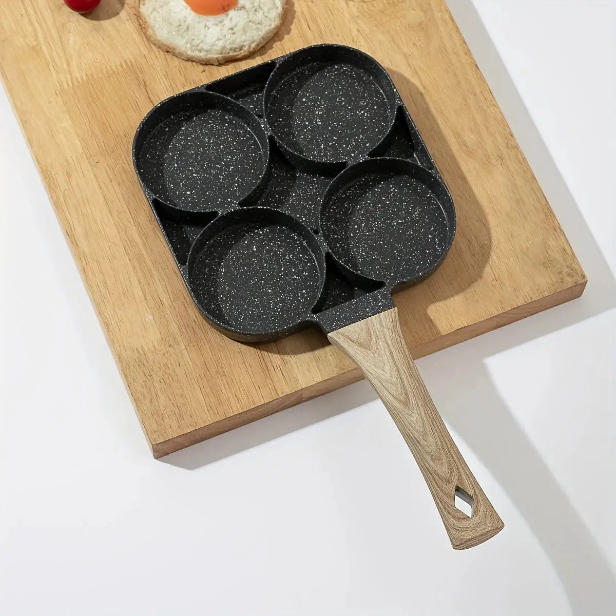 Nonstick Omelette Pan | Four-Hole Design | Induction And Gas Compatible | 1pc