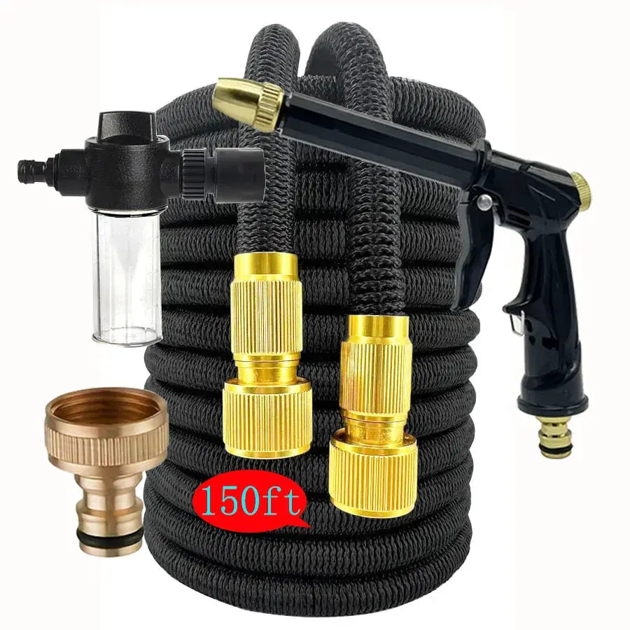 25/150ft Garden Water Hose Expandable Metal Connector High Pressure TPE Reel Magic Water Pipes for Garden Hose Farm Irrigation from PriceLows™