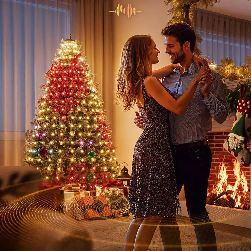 Smart Christmas Tree Lights | 400 Led Bulbs | Addressable Control | Top Star