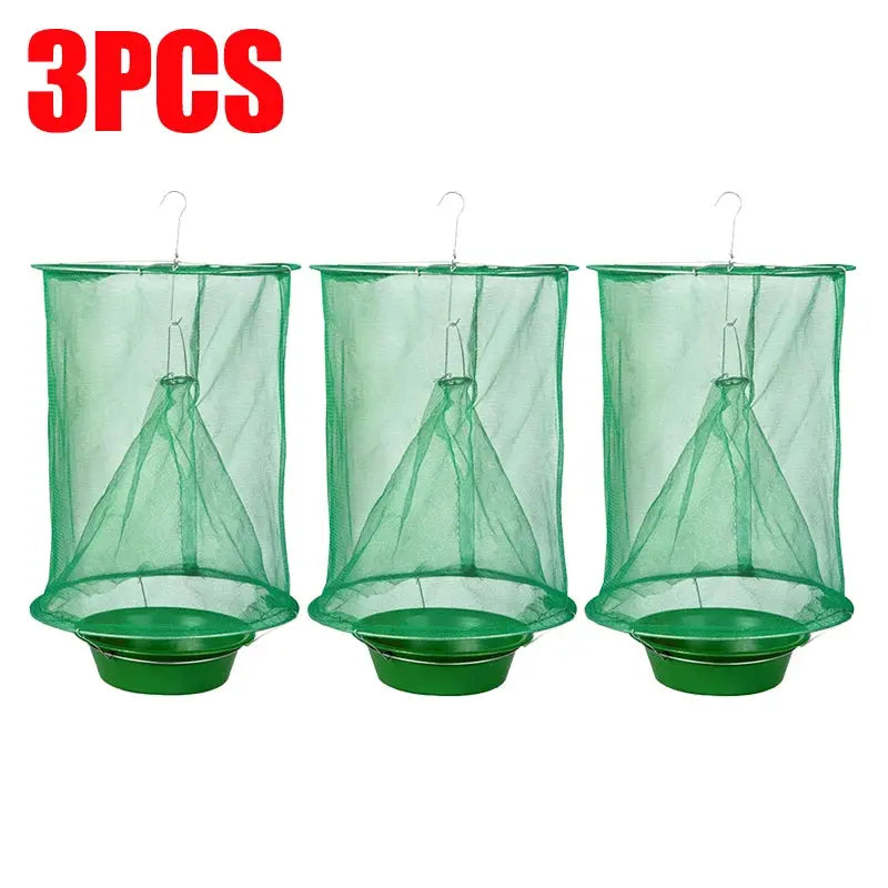 Outdoor Fly Traps Reusable Hanging Insect Catcher Mesh Cage Orchard Farm Flying Trap Repellent Garden Pest Catchers Control Tool from PriceLows™
