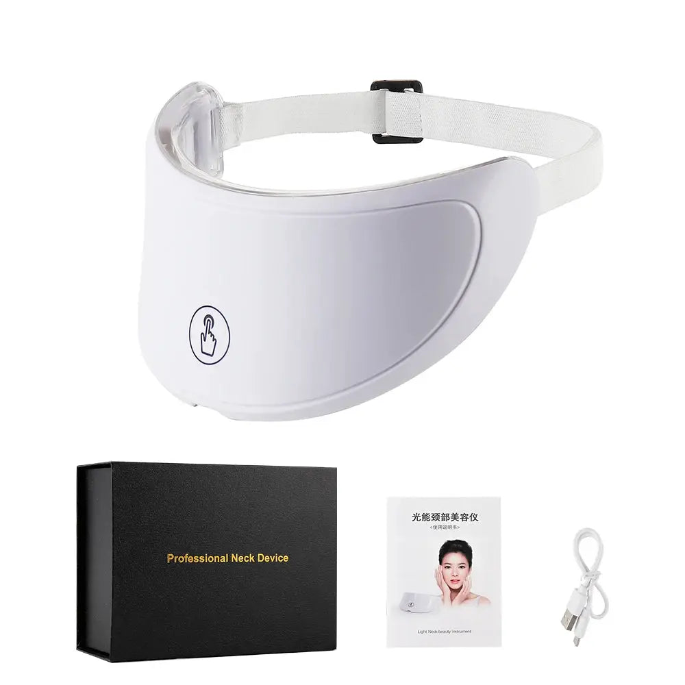 Neck LED Mask 7 Colors Photon Anti-Wrinkle Skin Brightening Neck Beauty Mask Skin Tightening Neck Wrinkle Remover Skin Care from PriceLows™