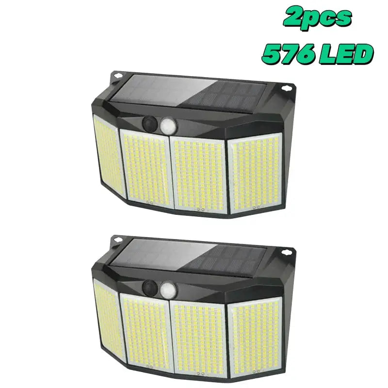 576 LED Solar Power Light Motion Sensor Outdoor Waterproof 3 Mode Security Spotlight for Outside Pathway Yard Garden Garage Lamp from PriceLows™