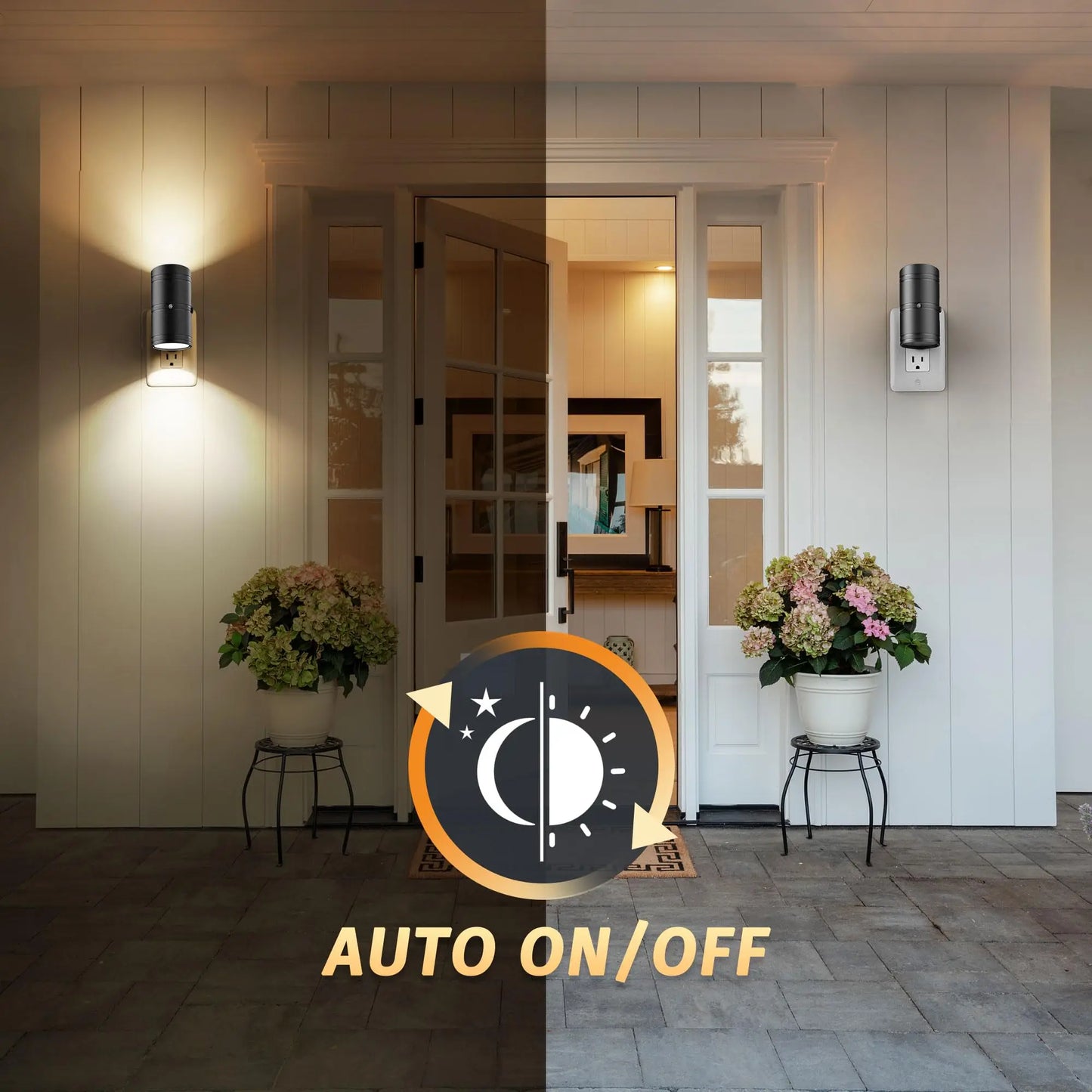 LED Night Light Plug-in | Sensor | Dimmable | Black