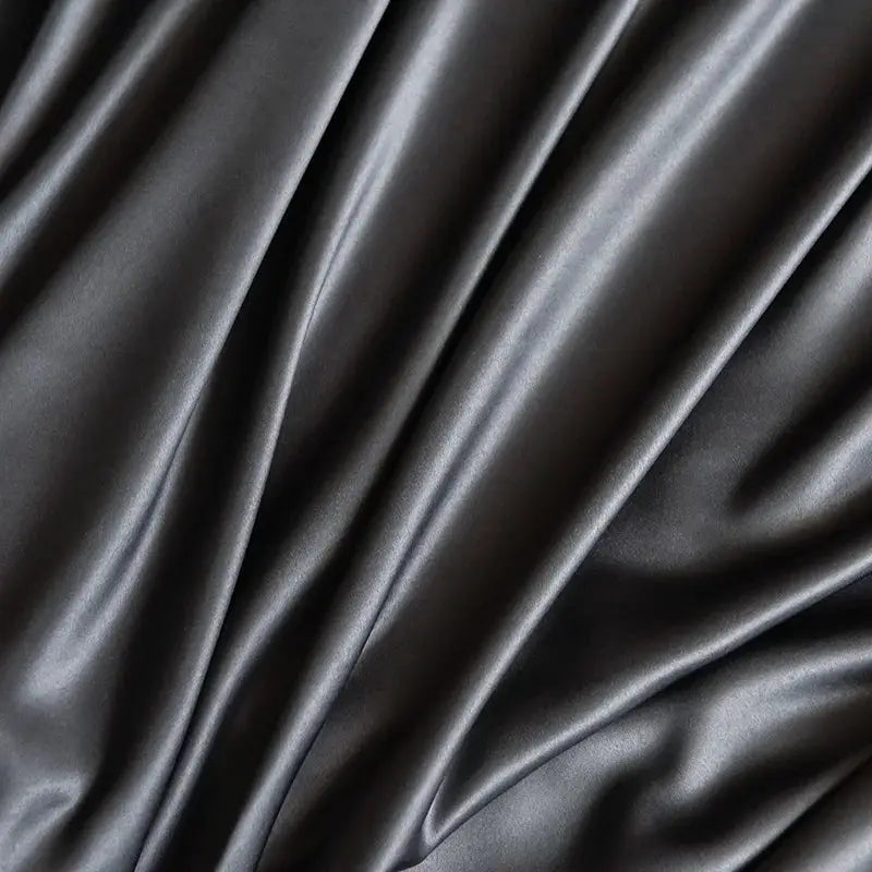 Satin Fitted Sheet | Non Slip | Deep Pocket | Queen Size