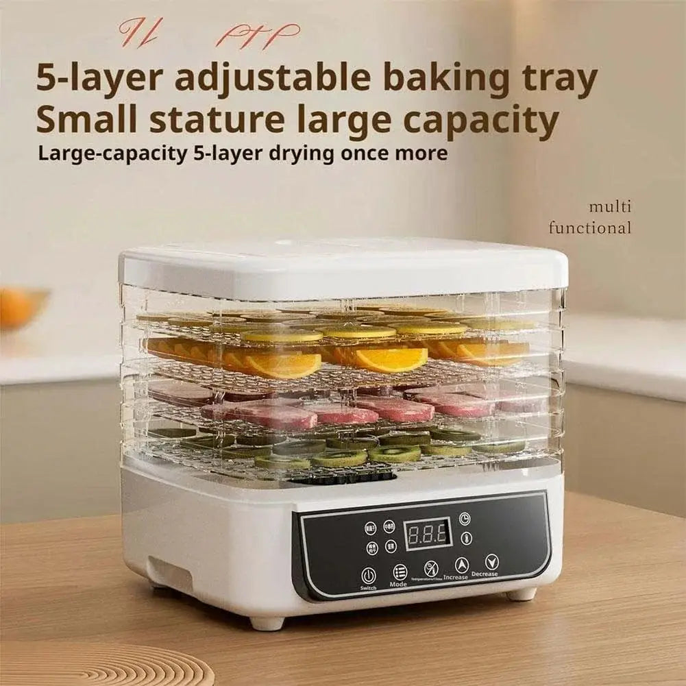 5-Layer Household Dry Fruit Machine Food Dryer Fruit Vegetable Snack Freeze-drying Machine Adjustable Temperature Touch Control from PriceLows™
