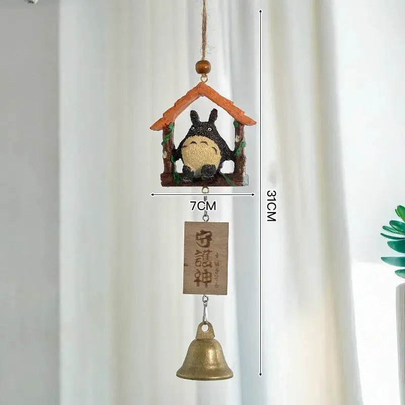 Resin Wind Chime Ornaments Totoro Wind Chime DIY Craft Gifts for Home Garden Decor from PriceLows™
