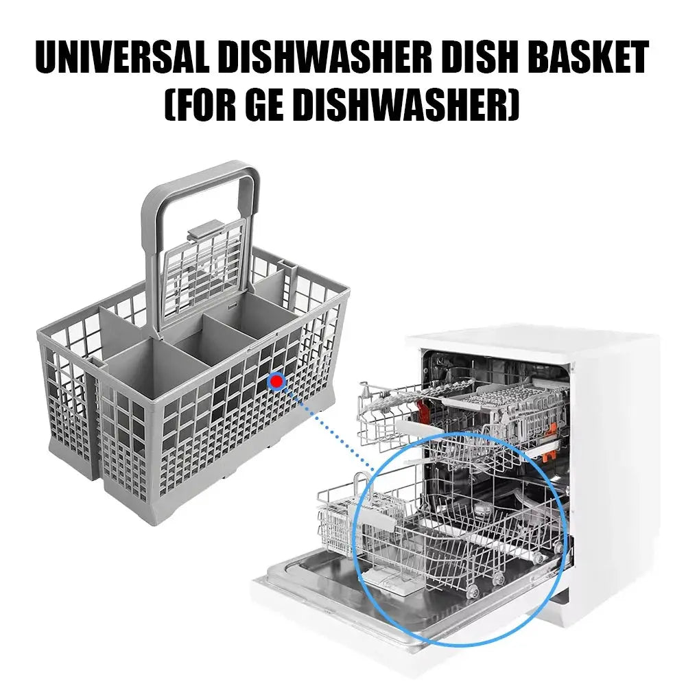 Dishwasher Cutlery Basket | Universal Fit | Foldable Holder | Knife And Fork