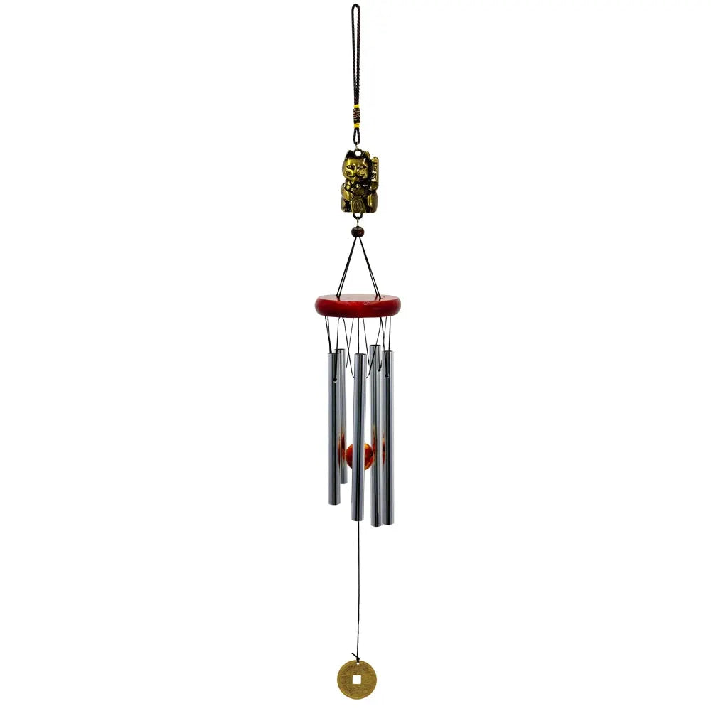 Musical Wind Chime 5 Bronze Aluminum Tubes Creative Gift for Room Outdoor GardenDecor Butterfly Owl Charms Hanging Chimes Decors from PriceLows™