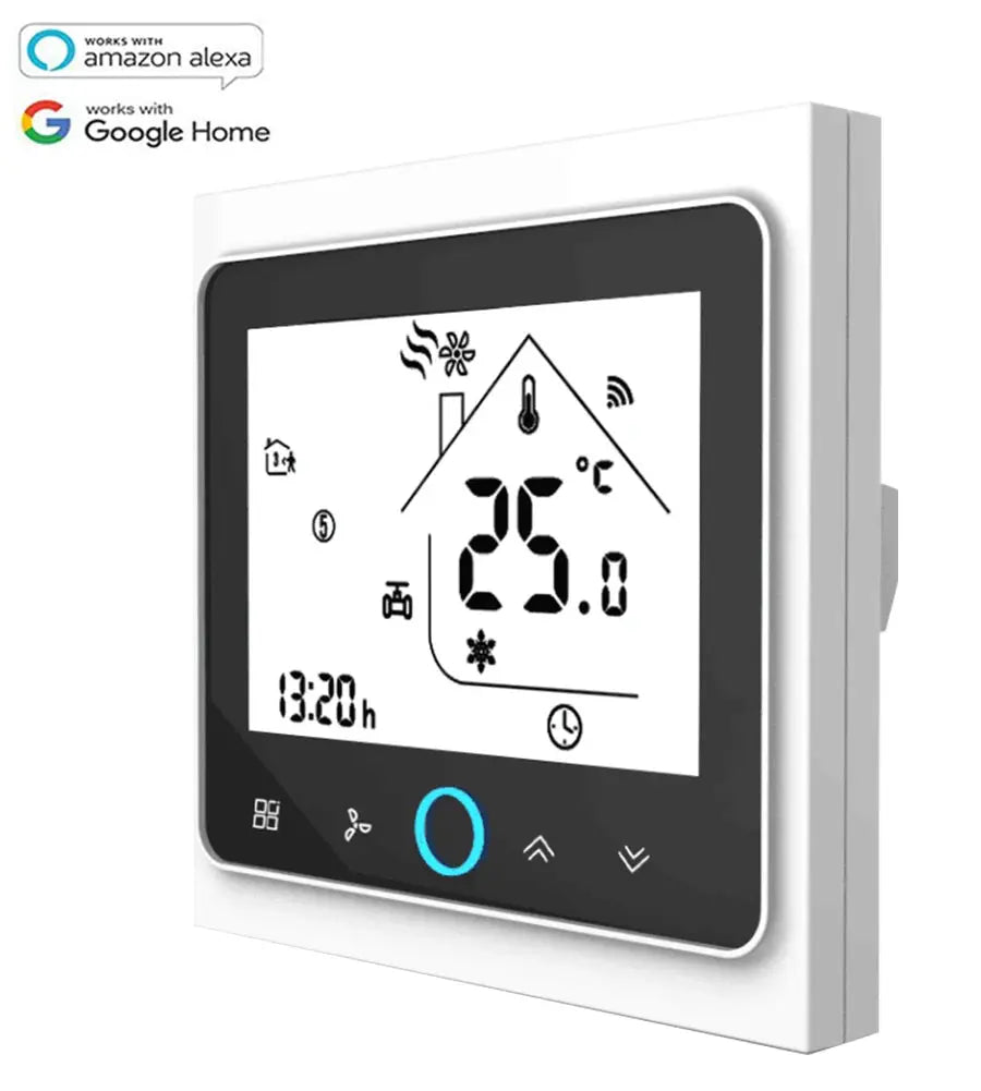 Qiumi Wifi Thermostat Temperature Controller Intelligent Air Conditioning Programmable Temperature Controller with 4-tube from PriceLows™