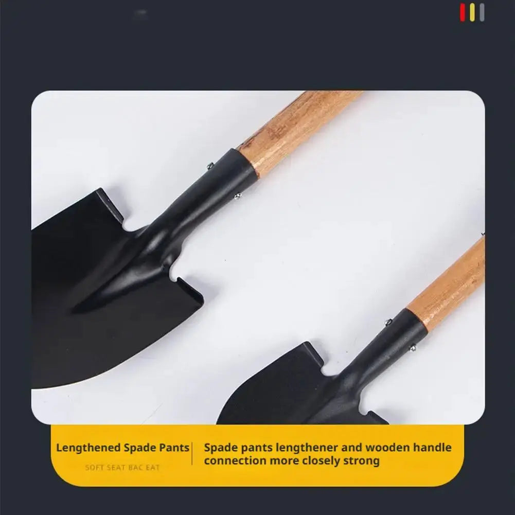 36/50.5cm Digging Shovel Manganese Steel Shovels Kids Trowel Waterproof Rustproof Garden Scoop for Outdoor Beach Camping from PriceLows™