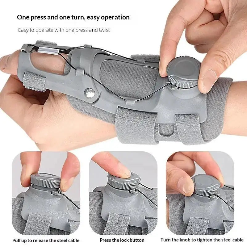 Wrist And Thumb Support Brace | Adjustable Gel Lining | Right Left Hand