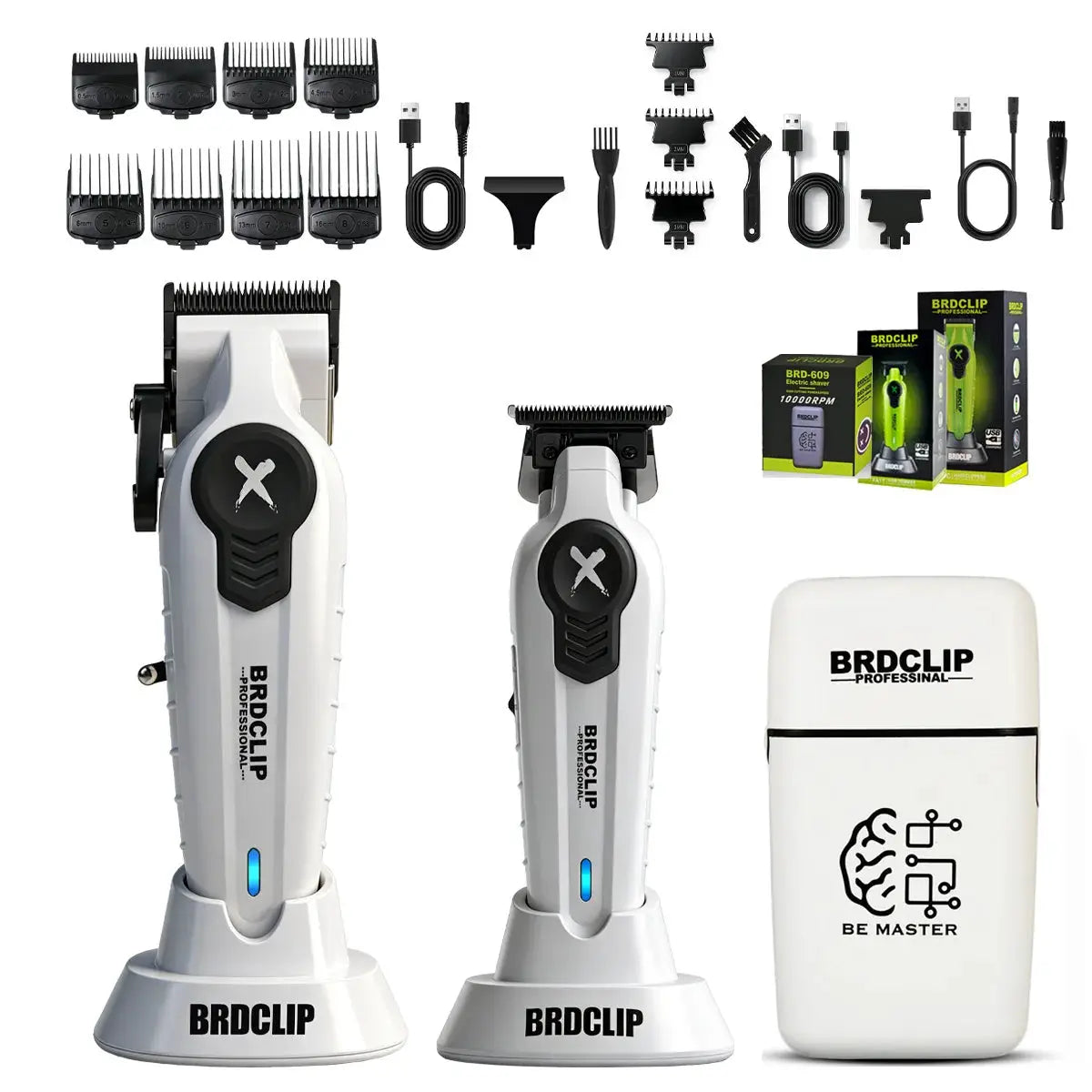 Hair Clipper Kit | 90 Min Battery Life | Stainless Steel Blades | FA1C FA1T FA1S