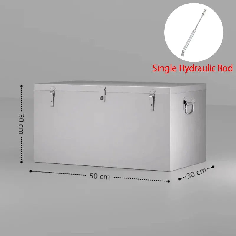 Stainless Steel Toolbox Large Capacity Tool Organizer Suitcase Multifunctional Hardware Tools Storage Box Waterproof Boxes from PriceLows™