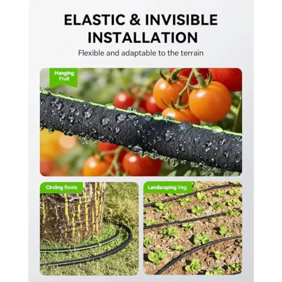 1/2'' Soaker Hose 50Feet for Garden, Drip Irrigation Hose, Water Seeper Soaker Hoses for Foundation Watering, Save 80% Water fo from PriceLows™