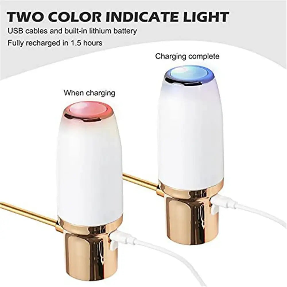 USB Rechargeable Automatic Wine Aerator Pourer Portable Electric Red Wine Decanter Dispenser for Business Family Father's Day from PriceLows™