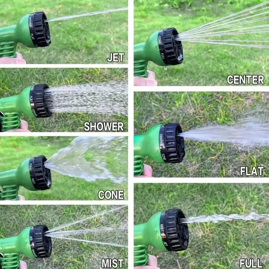 25FT-200FT Expandable Magic Hose 7 Water Spraying Functions Gun Durable Materials Home Garden Watering Tools Lightweight Design from PriceLows™