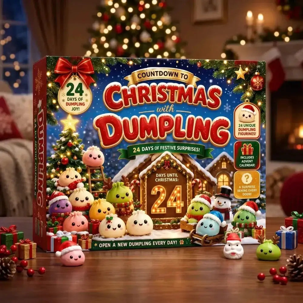 Christmas Dumpling Squishy | 24 Day Calendar | Slow Rising