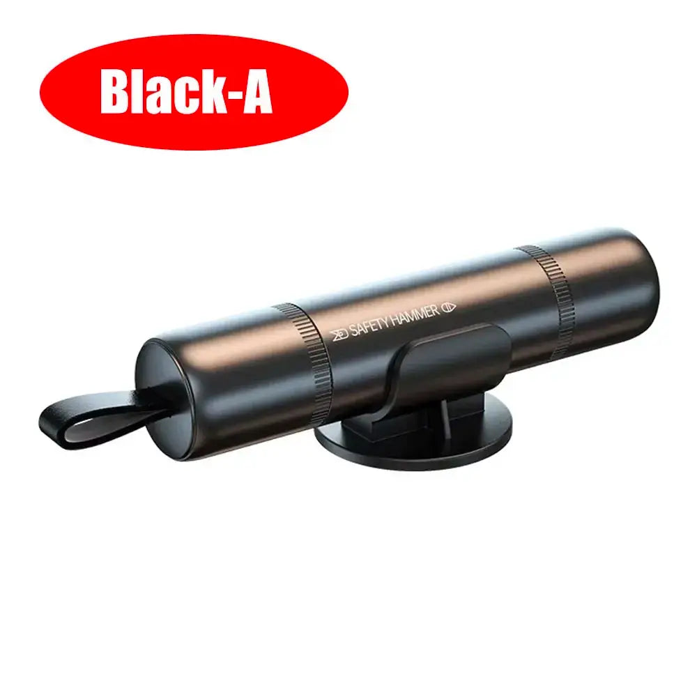 New 2 In 1 Car Safety Hammer Emergency Glass Breaker Cut The Seat Belt High Hardness Tungsten Steel Rescue Tool Auto Accessories from PriceLows™