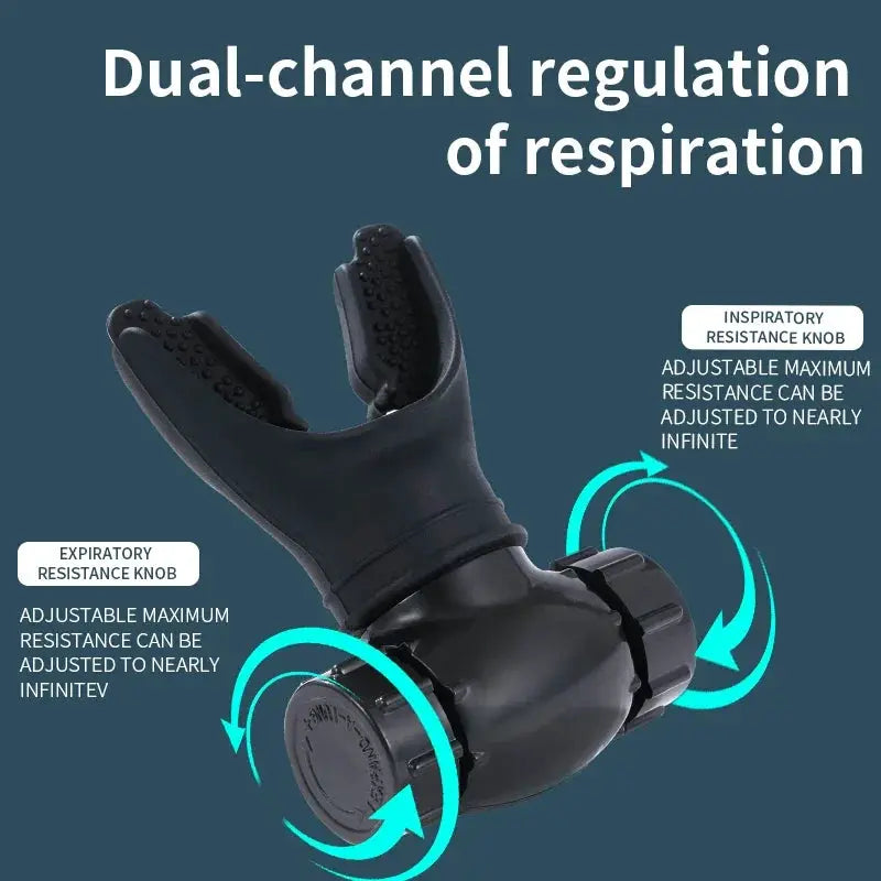 Silicone Respiratory Trainer | High Altitude Breathing | Unisex Sport Edition