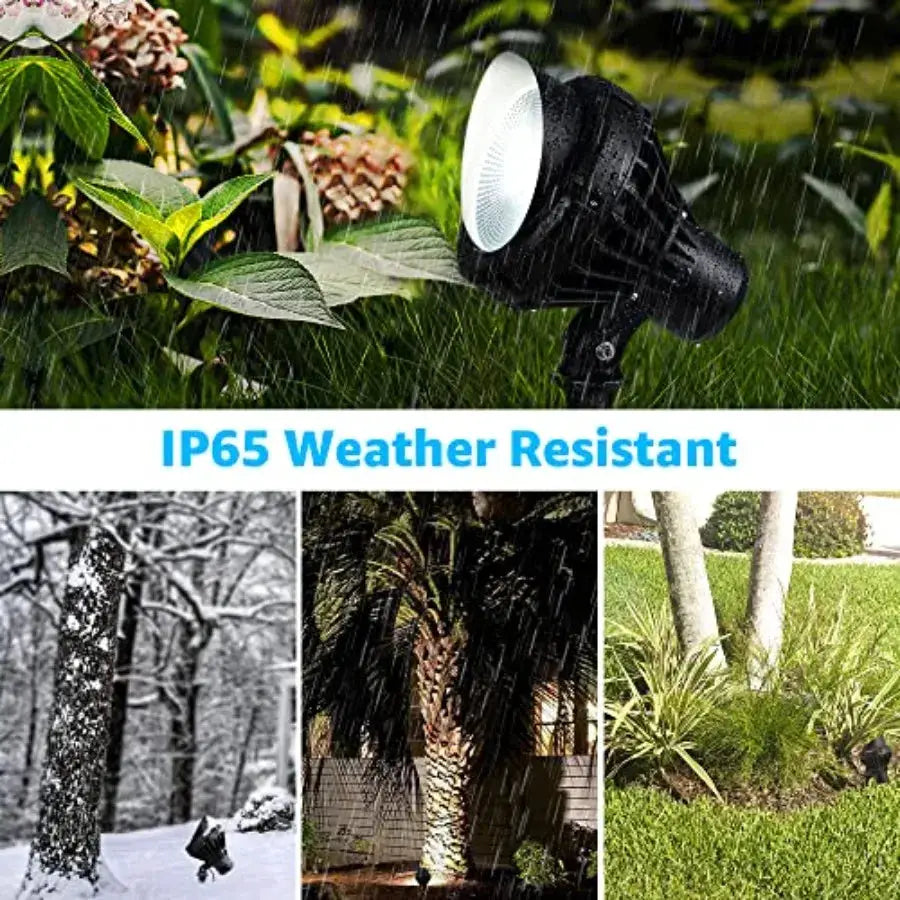 LED 40W Spot Lights Outdoor 5000K Daylight White Plug in Flag Pole Light 120V Ultra Bright Landscape Spotlights for Yard House from PriceLows™
